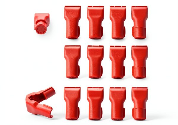 Hook Lock 100 Pcs Retail Anti-Theft Peg Locks by HILLSNSEA Red 5MM-0