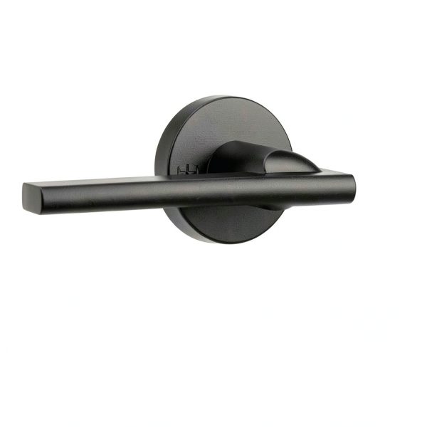 Magnetic Auto-Lock Invisible Door Lock Eegoowa Black Aluminum Keyhole-4