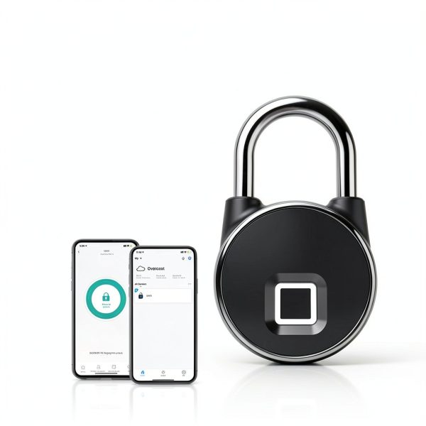 Smart Fingerprint Padlock Sonew 20‑User Keyless Zinc Alloy for Gym-2