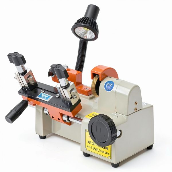 New Horizontal Key Cutting Machine with Gloves and Files Electric Key Duplicator for Car, Door Metal Keys Hardware Stores Locksmiths-1